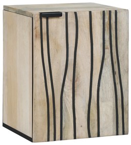 vidaXL Dulap de chiuvetă cu raft cu depozitare cu ușă Maro 38 x 33.5 x 48 cm