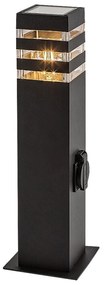 Stalp iluminat exterior cu priza, Protectie IP44, Ankara