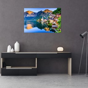 Tablou - Sat alpin (90x60 cm)