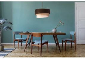 Lustră pe cablu Duolla DEVON 1xE27/40W/230V d. 45 cm maro/bej