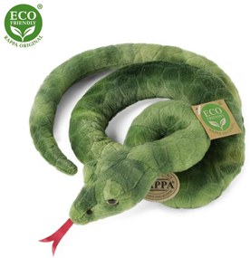 Șarpe de pluș Rappa verde 90 cm ECO-FRIENDLY