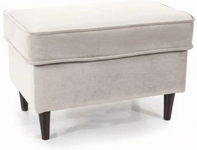 Scaun Ron Velvet, gri deschis