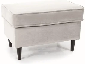 Scaun Ron Velvet, gri deschis