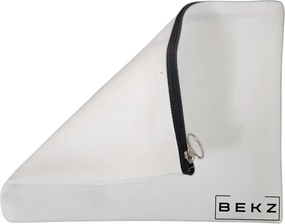 Portfard Cosmetice tip Plic, Cu litera T si Mandala, 23x18 cm, Alb, BEKZ®
