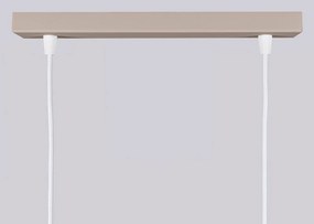 Lustră taupe din metal Gleam – Sollux