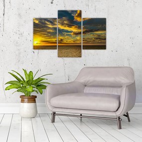 Apus de soare la mare (90x60 cm)