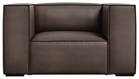 Fotoliu maro cu tapițerie din piele Madame – Windsor &amp; Co Sofas