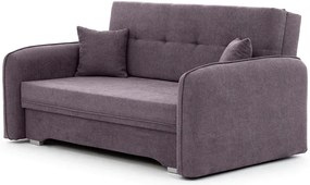 Canapea extensibila cu 2 locuri LAINE, violet deschis