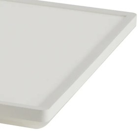 Brilagi - Plafonieră LED dimabilă ULTRA SLIM 18W 230V 30x30 cm, albă + telecomandă