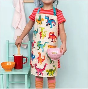 Șorț de bucătărie pentru copii din bumbac Baby Dinos – Rex London