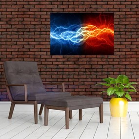 Tablou cu tensiunea de curent (90x60 cm)