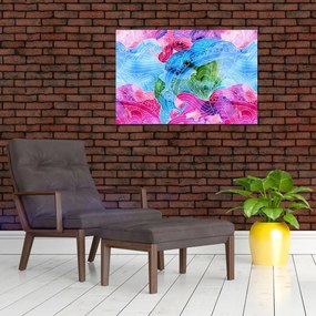 Tablou - Valuri colorate (90x60 cm)