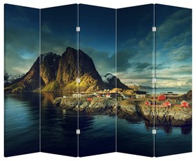 Paravan - Sat de pescari din Norvegia (210x170 cm)