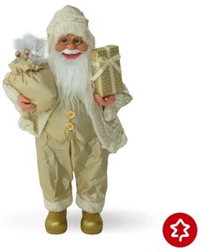 Moș Crăciun Aur 45 cm