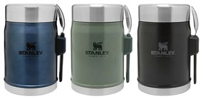Termos verde pentru mâncare din oțel inoxidabil 400 ml Legendary Classic Hammer Tone Green – Stanley