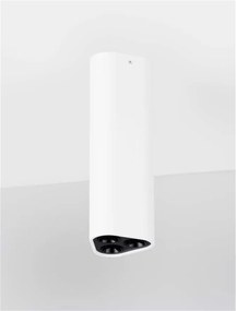 Plafoniera LED tip spot ETHO alb/negru15cm