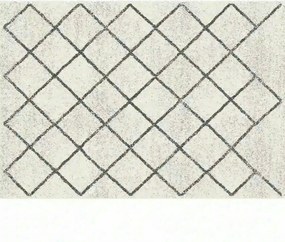 Covor MATES TYP 2, 57x90 cm, forma dreptunghiulara, poliester, bej/neg