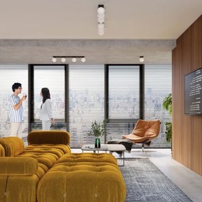 Plafonieră YOLI 6xG9/12W/230V neagră Sollux SL.1155