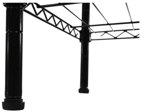 Raft reglabil, negru, GELBAN