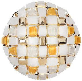 Aplica perete sau tavan design modern geometric Mida Large Amber