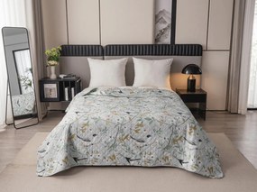Cuvertura de pat FLORIBIRD, verde Dimensiune: 220 x 240 cm