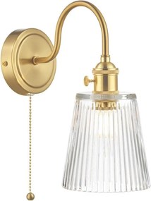 Där Lighting HAD0740-05 - Lampă de perete HADANO 1xE14/40W/230V aurie