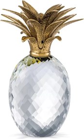 Vas depozitare, obiect decorativ design LUX Pineapple alama antic/ sticla