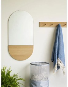 Cuier de perete în culoare naturală din lemn de stejar Folk – Hübsch