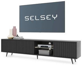 Masă TV Biel 175 (cu iluminat) (negru). 1098825