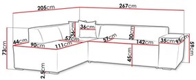 Colțar Zara  (bej deschis). 1121806
