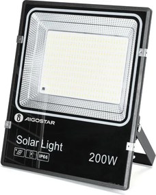 Aigostar-LED Proiector solar LED/200W/3,2V 3600mAh 3000K/4000K/6500K IP66 + telecomandă