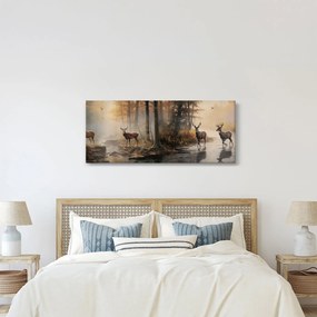 Tablou - Vintage pictura wildlife (120x50 cm)