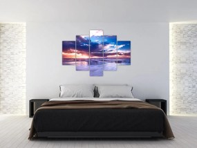 Tablou - Apus de soare la mare (150x105 cm)
