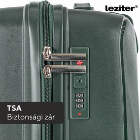 TraveLux Endure gurulós bőrönd szett sötétzöld