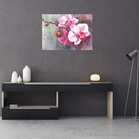 Tablou - Orhidee, acvariu (70x50 cm)