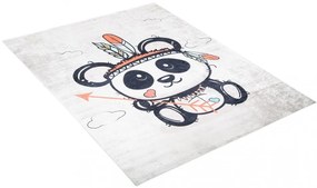 Covor pentru copii cu motivul unui panda indian adorabil Lăţime: 140 cm | Lungime: 200 cm