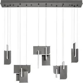 Lustra LED suspendata liniara design decorativ 3000K TOTEM