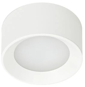 Plafoniera moderna alba rotunda cu led Sirius d11