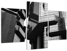 Tablou - Cladiri de sticlă (90x60 cm)