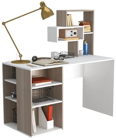 Birou haaus Ermes, Cordoba/Alb, 130 x 60 x 75 cm