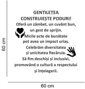 Sticker perete Gentiletea construieste poduri