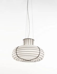 Lustră pe cablu SIRU CHAPEAU 2xE14/40W/230V crom/alb sticlă venețiană