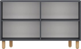 Consola, Hanah Home, Tiger, 120x73.6x29.6 cm, Antracit