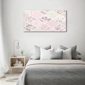 Tablou pe pânză canvas Trandafiri si ornamente