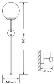 Aplica de perete moderna realizata manual Ultimo