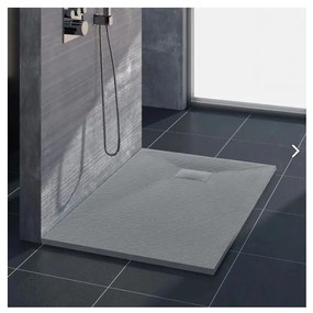 Rea Magnum Grey cadita de dus dreptunghiulara x90 cm gri REA-K4108