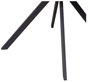 Scaun de dining maro coniac cu cotiere tapițat Fenne – WOOOD