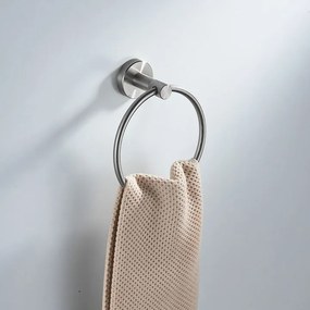 Cuier de baie Ring 6610 Modern crom periat