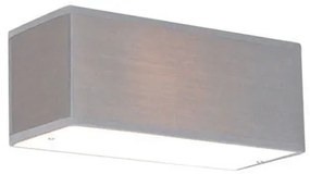 Set de 2 aplice moderne dreptunghiulare gri - Drum
