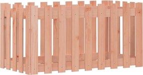vidaXL Pat înălțat grădină cu design gard 100x50x50 cm lemn douglas